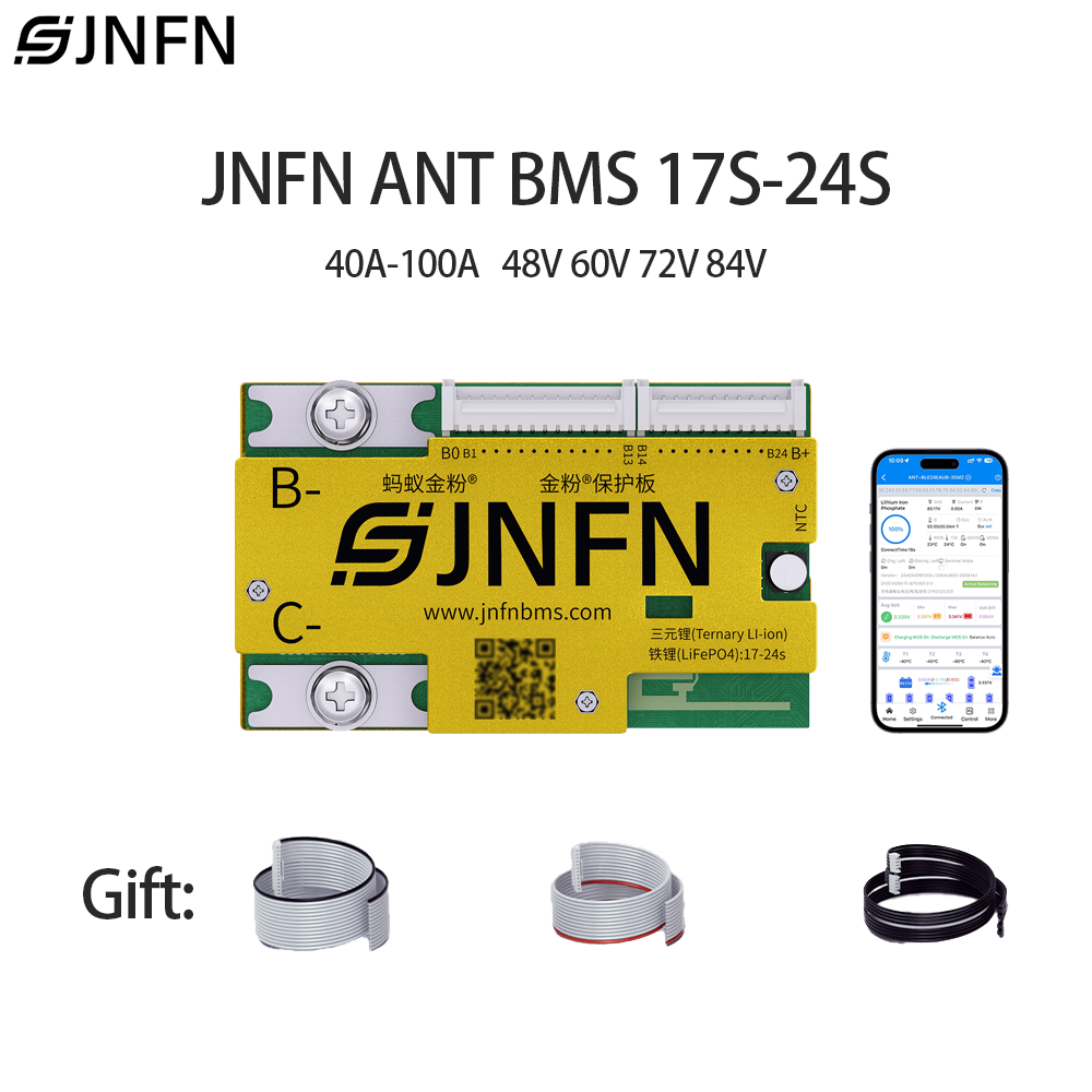 84V 50A Smart Bms Bluetooth - JNFN ANT 스마트 BMS 17-24S 60V