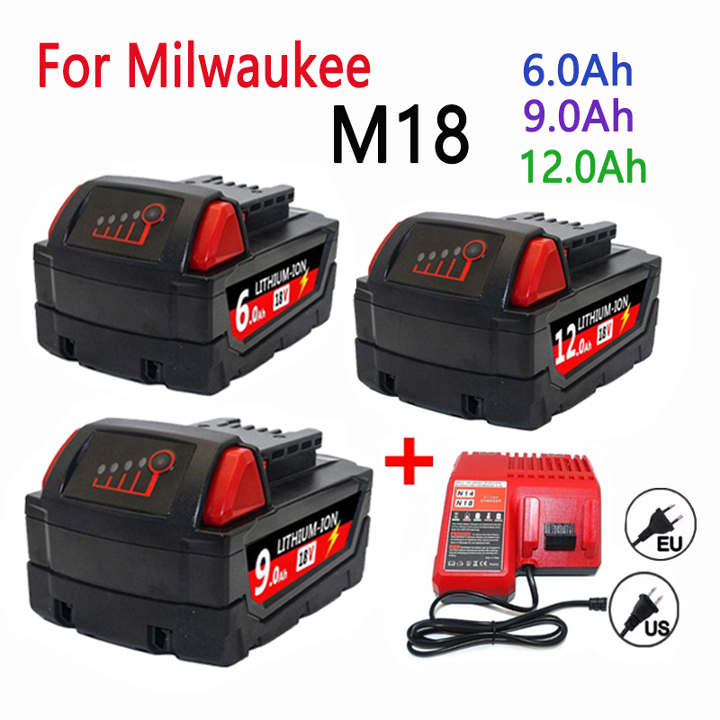 60V 50Ah Electric Scooter Battery - 밀워키 M18 18V용 6.0Ah/9.0Ah/12.0Ah 밀워키 M18B5