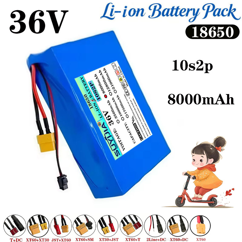 60V 50Ah Electric Scooter Battery - 36V 8Ah 10S2P 18650 리튬 배터리,