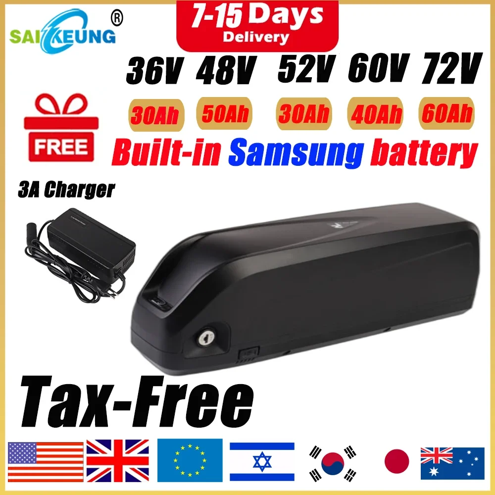 72V 40Ah Lifepo4 Battery Pack - 하이롱 폴리 48V 52V 60V 36V