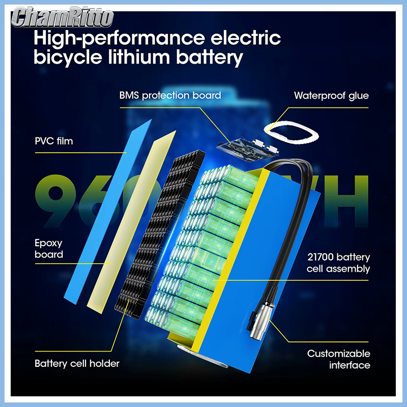 48V 52V 전기 자전거 챔라이더 21700 배터리  - 72V 50Ah 21700 Lithium Battery 리뷰 및 가격