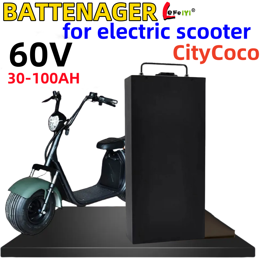 Harley Citycoco 60v 100Ah 전기 오 - 60V 50Ah Electric Scooter Battery 리뷰 및 가격