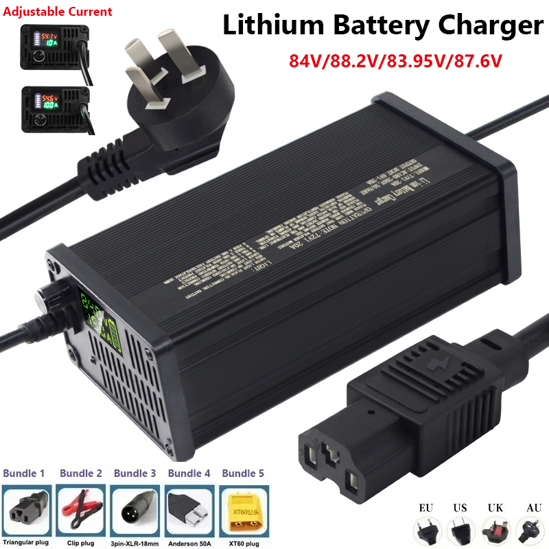 72V 조절식 리튬 배터리 충전기 1-8A 1-9.5A - 72V 15A Fast Charger 리뷰 및 가격