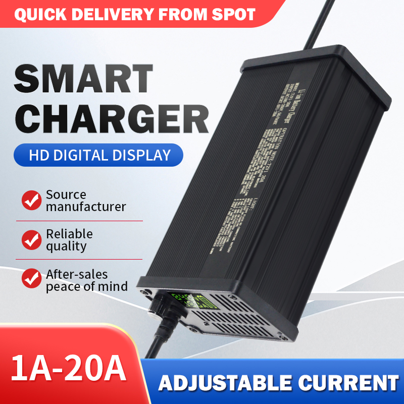 72V 조절식 리튬 배터리 충전기 1-8A 1-9.5A - 72V 15A Fast Charger 리뷰 및 가격
