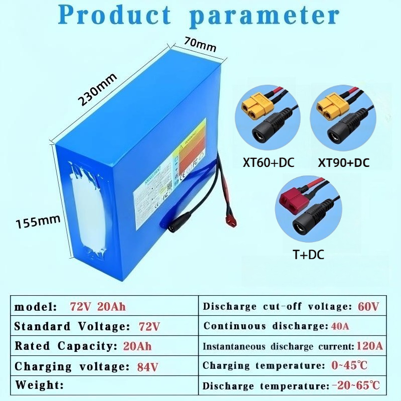 21700 72V 리튬 배터리 팩 20S4P 20Ah  - 72V 40Ah Lifepo4 Battery Pack 리뷰 및 가격