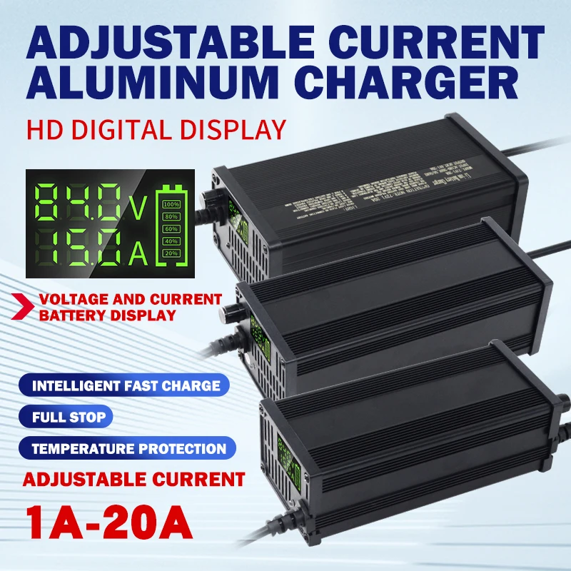 72V 조절식 리튬 배터리 충전기 1-8A 1-9.5A - 72V 15A Fast Charger 리뷰 및 가격